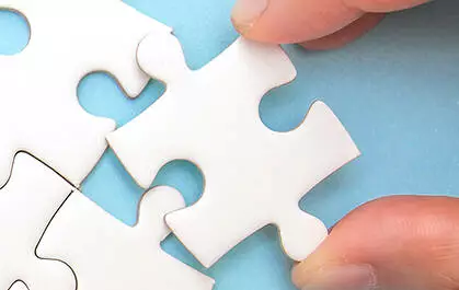  2021/10/PuzzleThumbnail_245x155.jpg Creating or building own business concept. Puzzle piece, construction and development, build construct, idea and success, solution and growth