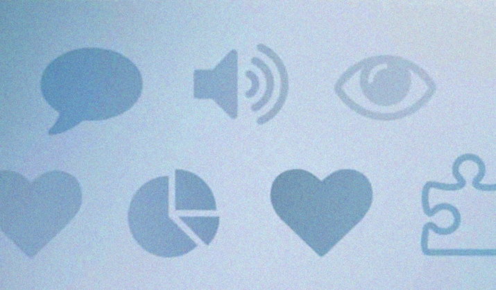 empathy elements - icons of heart, questions, listening, etc