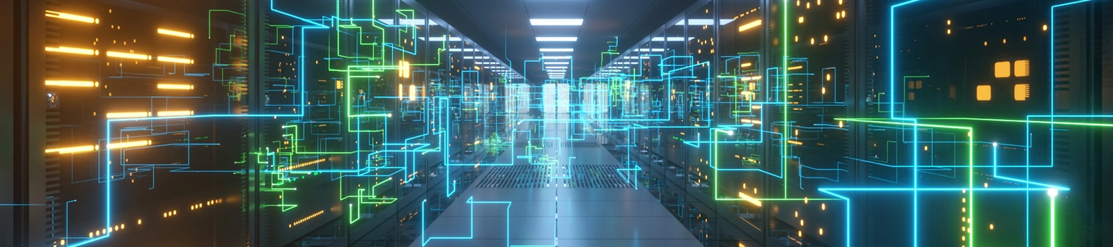 High speed digital lines 3d illustration